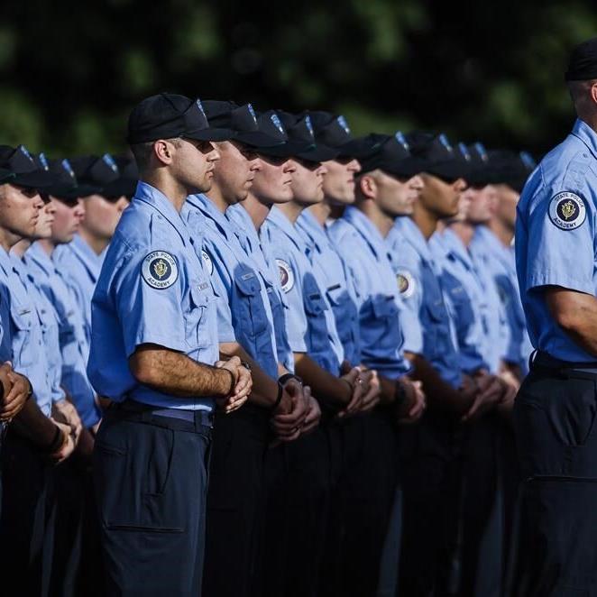 Massachusetts police gather at funeral for trooper recruit who died during training